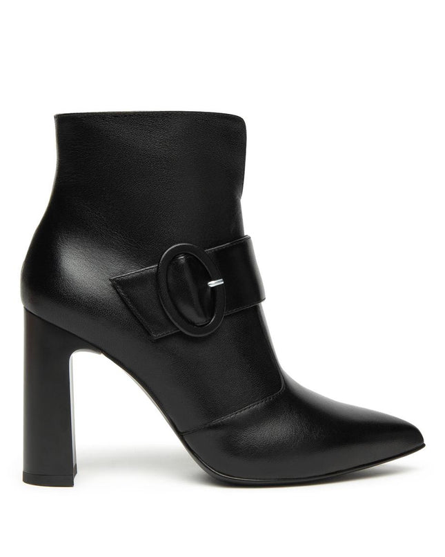 Nero Giardini Stivaletti Donna con Fibbia in Pelle Nero - MARIO SPATARELLA