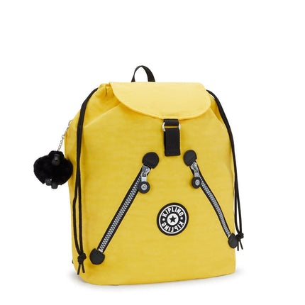 Kipling Zaino Multitasche Giallo NEW FUNDAMENTAL L HERITAGE SUN Kipling 