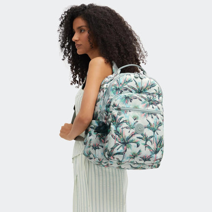 Kipling Zaino Porta Computer 15 Pollici Fantasia More Palm Trees - MARIO SPATARELLA