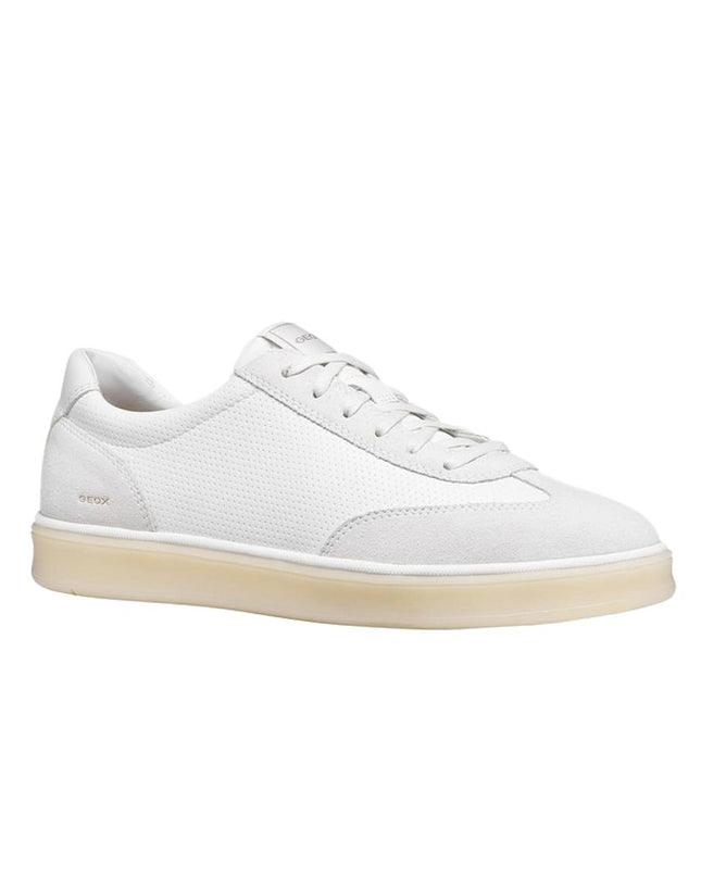 Geox Sneakers Bassa Uomo in Pelle Bianco - MARIO SPATARELLA