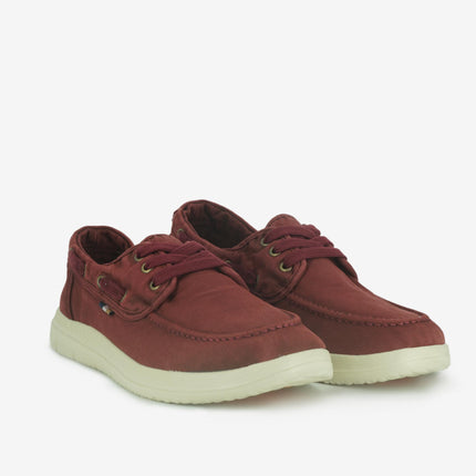 Mocassini Barca Uomo Bordò KONA BOAT BURGUNDY 090 Wrangler 