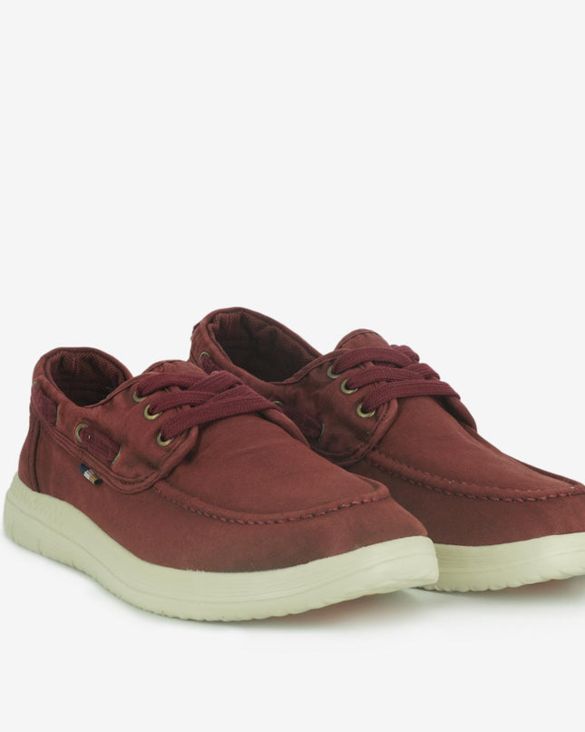 Mocassini Barca Uomo Bordò KONA BOAT BURGUNDY 090 Wrangler 