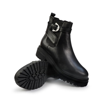Vueva Stivaletti Donna in Pelle Nero - MARIO SPATARELLA