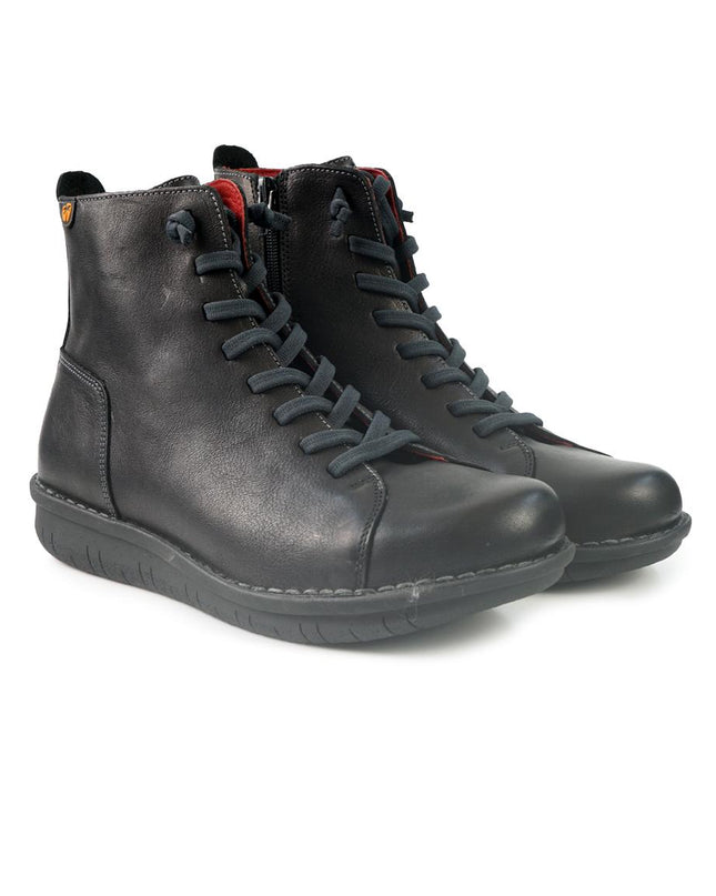 Sneakers Alta Uomo Pelle Antracite 7642 ANTRACITE Jungla 