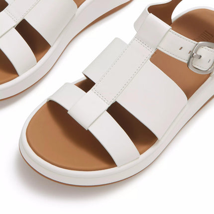 FitFlop Sandali Donna in Pelle Bianca HV1-194 LULU WHITE FitFlop 