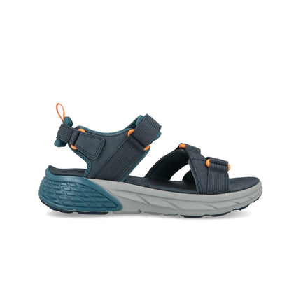 Jeep Sandali Uomo con Doppio Velcro in Tessuto Blu GROOVE SANDAL NAVY Jeep Footwear 