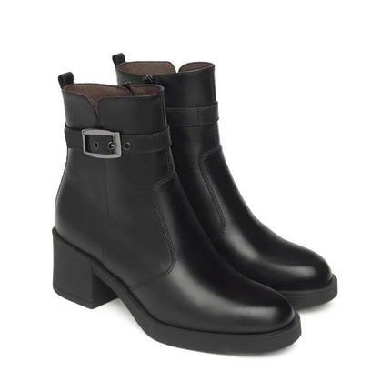 Nero Giardini Stivaletti Tronchetti Donna Pelle Nero I513870D NERO 100 Nero Giardini 