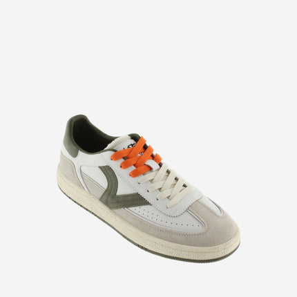 Victoria Sneakers Bassa Uomo in Pelle Verde Kaki Multi - MARIO SPATARELLA