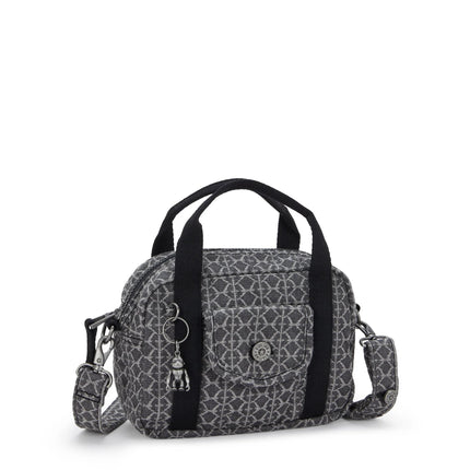 Kipling Borsetta a Spalla con Tracolla in Tessuto Denim Grey KAZIA GREY DENIM Kipling 