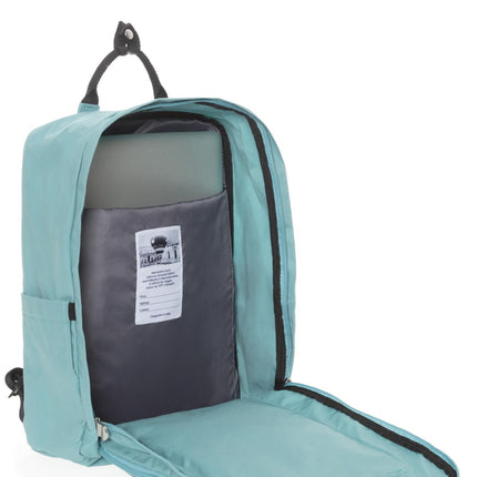 Zaino Porta Computer Tessuto Turchese JXT01 ANNIVERSARY TURQUOISE 258 Mandarina Duck 