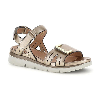 Stonefly Sandalo Basso Donna con Doppio Velcro in Pelle Laminata 223658 ELODY LASER SIMPLY Stonefly 
