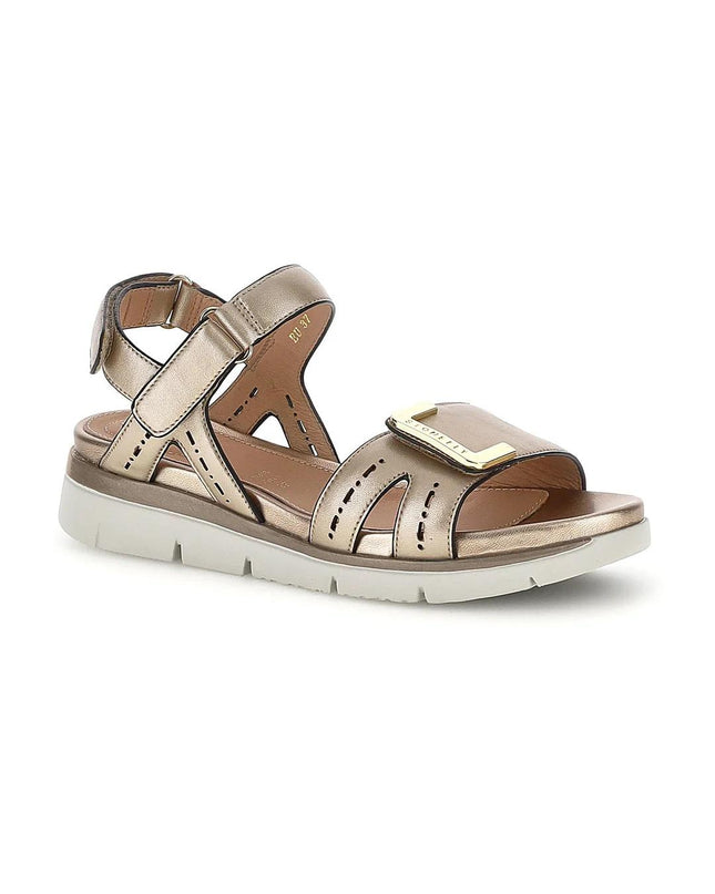 Stonefly Sandalo Basso Donna con Doppio Velcro in Pelle Laminata 223658 ELODY LASER SIMPLY Stonefly 