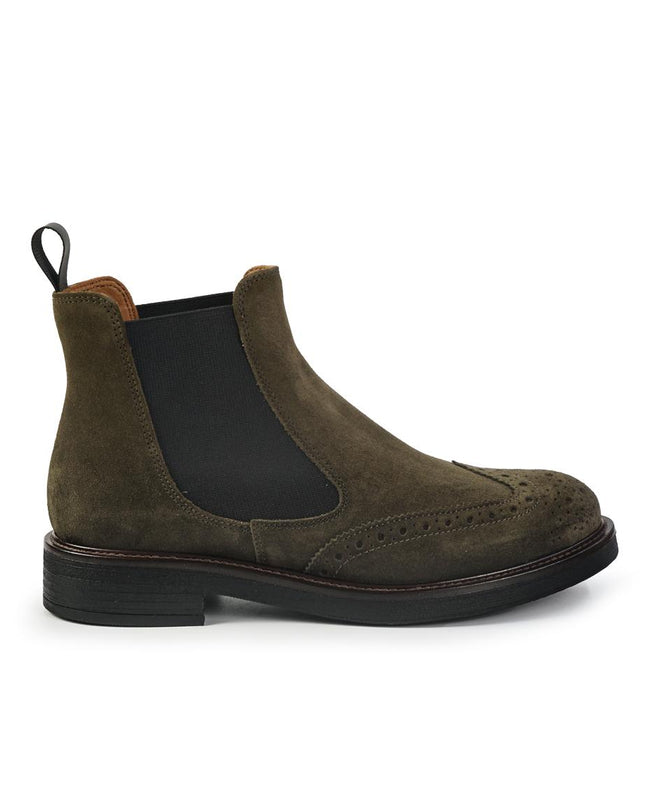 Stivaletti Frau Chelsea Oxford Donna in Camoscio Felce 96A6 WAXY FELCE Frau 