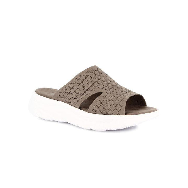 Grunland Sandali Donna con Zeppa Morbida in Tessuto Taupe CI3133 SAVA TAUPE Grunland 