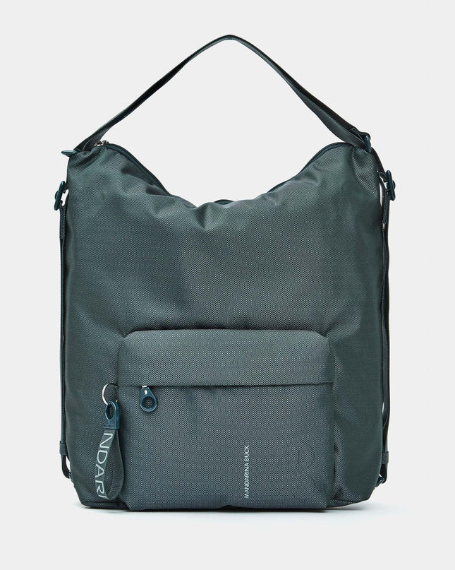 Mandarina Duck Borsa Convertibile Zaino Tessuto Verde QMT09 MD20 PINE GREEN Mandarina Duck 