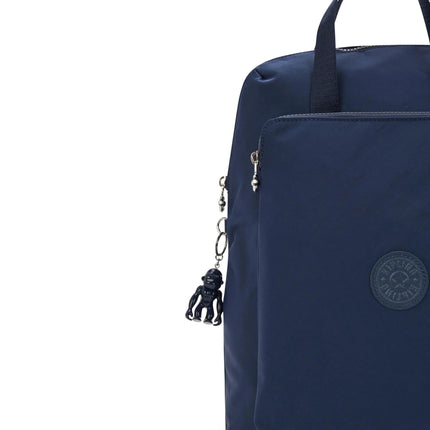 Kipling Zaini con Vano Porta PC in Tessuto Infinite Blu KAZUKI L INFINITE BLUE Kipling 