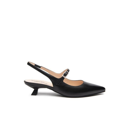 Nero Giardini Chanel a Punta in Nera Tacco Rocchetto E5122600DE NERO 100 Nero Giardini 