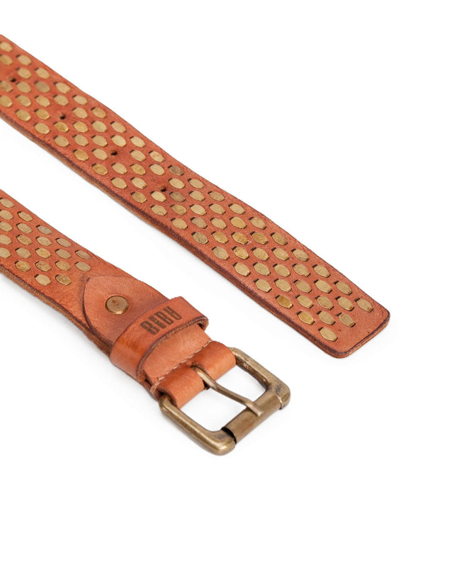 Cinture Donna con Borchie in Pelle Cuoio LOT2A LOVINGTON TAN Biba 