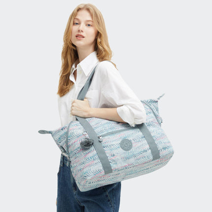 Kipling Borsone Shopper Viaggio ART M PALMTREE LEAVES Kipling 