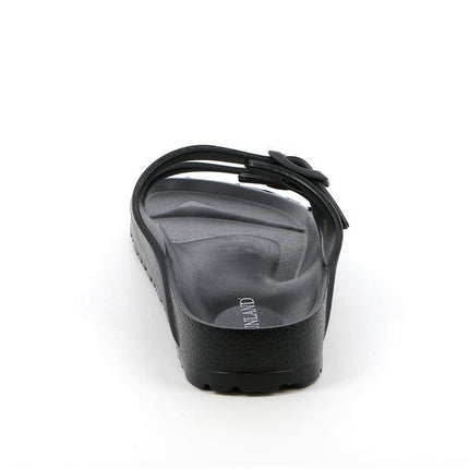 Ciabatta Gomma Doppia Fibbia CI2613 DATO NERO Grunland 