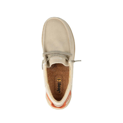 Jeep Wallabee Uomo in Canvas Beige - MARIO SPATARELLA