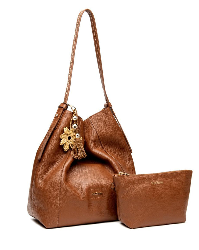 NeroGiardini Borsa Donna a Tracolla in Pelle Cuoio E644140D CUOIO 400 Nero Giardini Borse 
