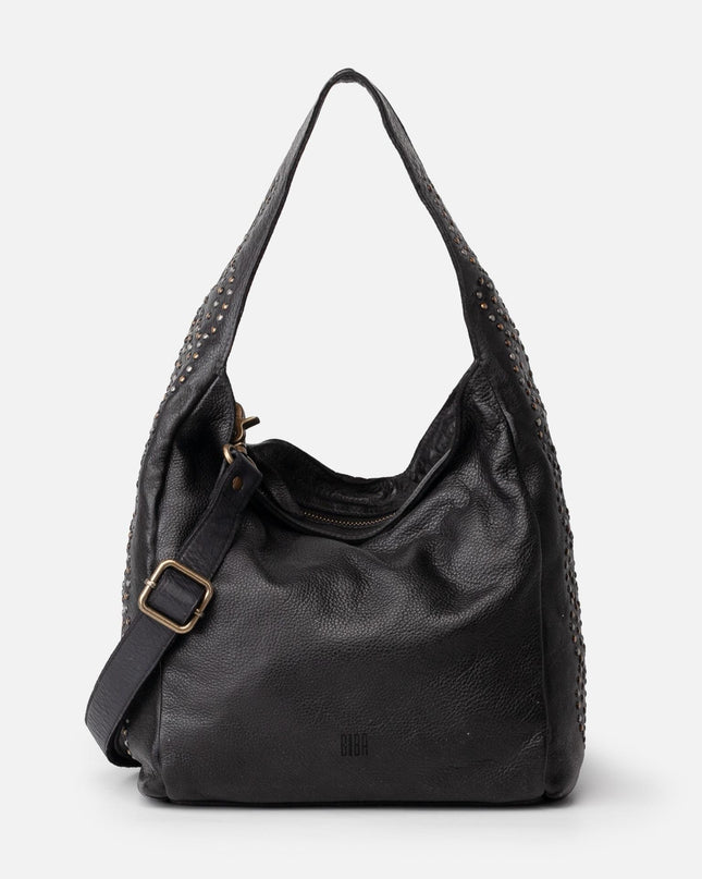 Biba Borsa Hobo con Tracolla in Pelle Nera - MARIO SPATARELLA