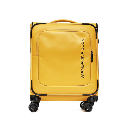 Mandarina Duck Trolley da Cabina Bagaglio a Mano 4 Ruote Giallo OSV01 ECO COATED DUCK YELLOW Mandarina Duck 