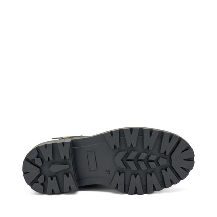Stivaletti Frau Chelsea Donna in Pelle Nero 78L4 TRESOR BLACK Frau 