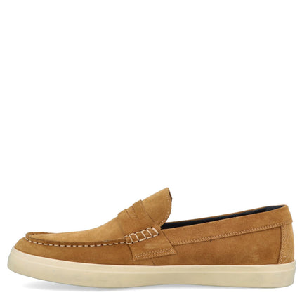 Mocassini Uomo Barca Camoscio Cuoio MOKI SUEDE CUOIO 068 Jeep Footwear 