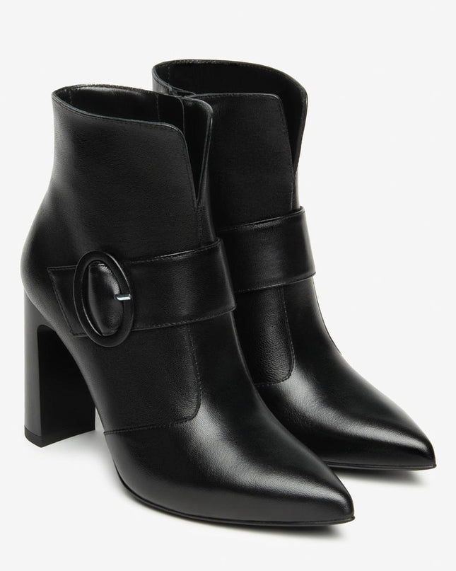 Nero Giardini Stivaletti Donna con Fibbia in Pelle Nero - MARIO SPATARELLA