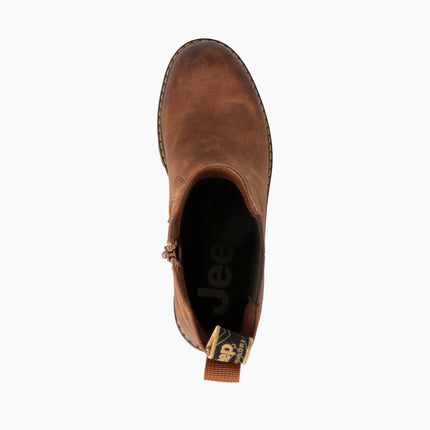 Jeep Stivaletti Donna con Tacco Cognac RAVEN CHELSEA NBK COGNAC Jeep Footwear 