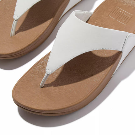 FitFlop Sandali Donna Infradito in Pelle Bianco I88-024 LULU WHITE FitFlop 