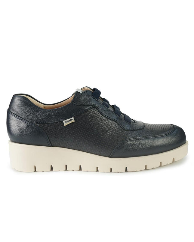 Callaghan Sneakers Donna con Zeppa in Pelle Blu 58513 BARI BLU Callaghan 