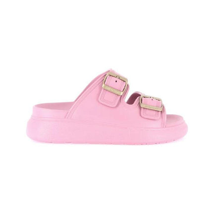 Grunland Sandali Ciabatta Platform Doppia Fibbia Donna in Gomma Malva CI1906 DALA MALVA Grunland 