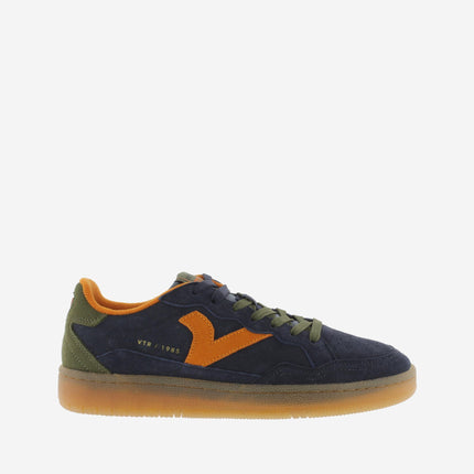 Victoria Sneakers Uomo Bassa in Pelle Blu Multi 8806111 SMASH U MARINO Victoria 