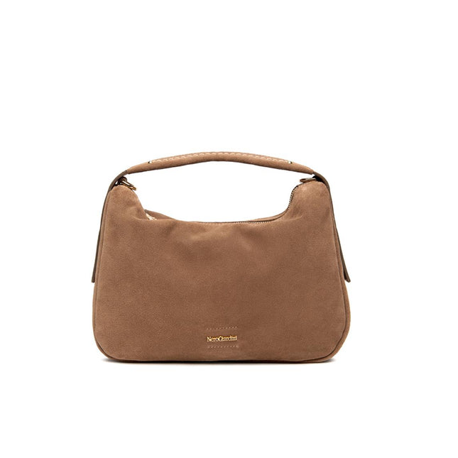 NeroGiardini Borsa Donna Hobo con Tracolla in Camoscio Mou E644146D MOU 442 Nero Giardini Borse 