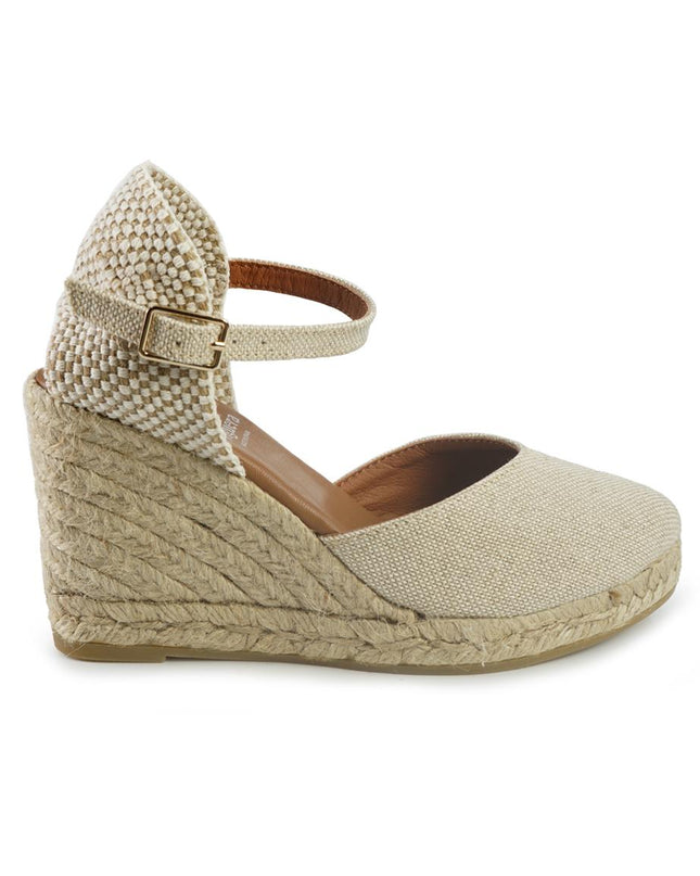 Viguera Espadrillas Alte con Cinturino Naturale 2135 NATURAL Viguera 