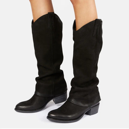 Texano Donna Camoscio Nero DRESA C833 MARVIN BLACK Felmini 