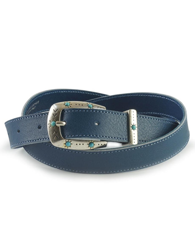 Cintura Donna in Pelle Celeste 0259/25 LIGHT BLU Spatarella 
