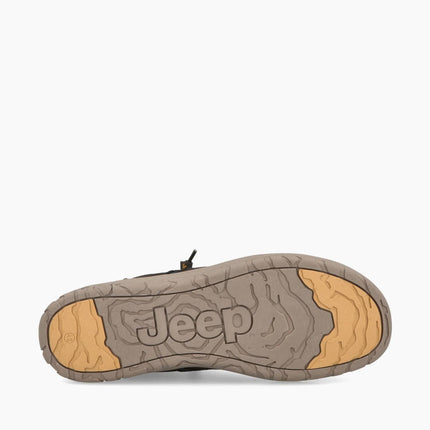 Jeep Polacchine Uomo in Ecopelle Brown Marrone SAMOA MID DARK BROWN Jeep Footwear 