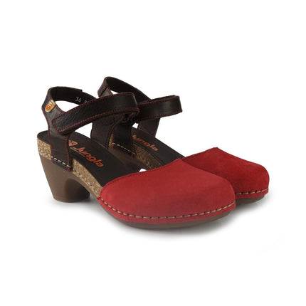 Jungla Pump Donna in Pelle Nabuk Rosso 7463 FERRARI Jungla 