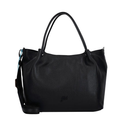 Gabs Borsa a Spalla Shopper in Pelle Nera LILLY TG M BLACK Gabs 