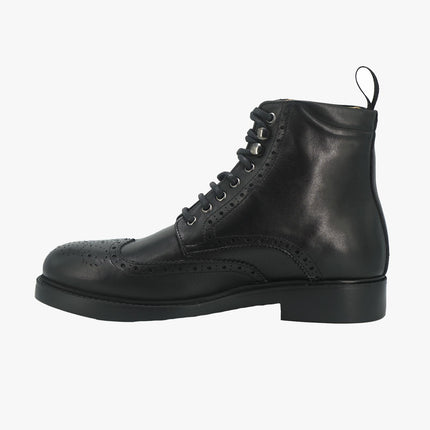 Stivaletti Uomo Oxford in Pelle Nero - MARIO SPATARELLA