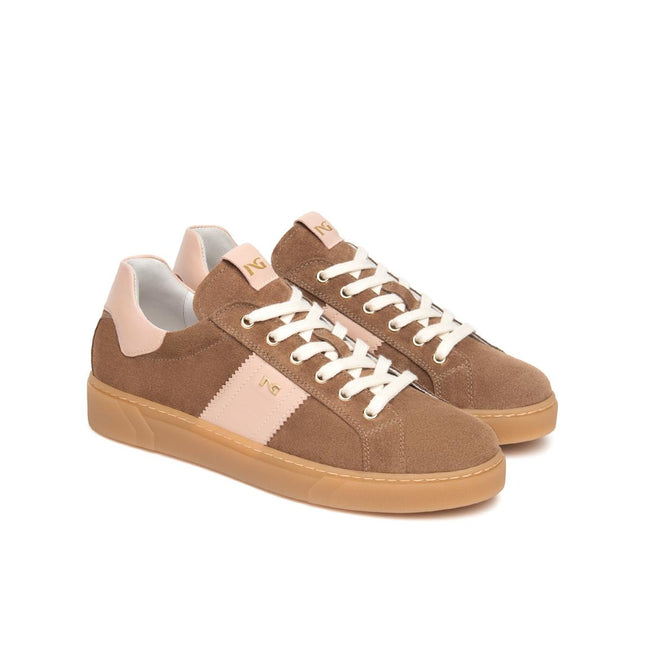 NeroGiardini Sneakers Bassa Donna in Camoscio Mou E613005D MOU 442 Nero Giardini 