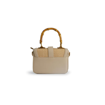 Exe Borsa a Mano in Rafia con Tracolla BA529-11 RAFFIA BEIGE Exe 