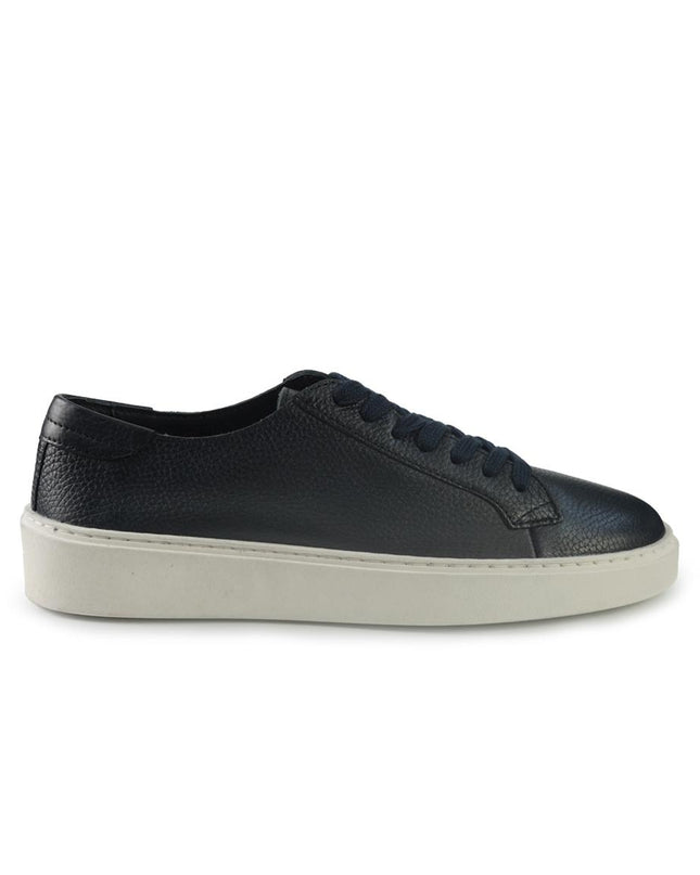 Vueva Sneakers Bassa Uomo in Pelle Blu MS638R05 NAVY Vueva 