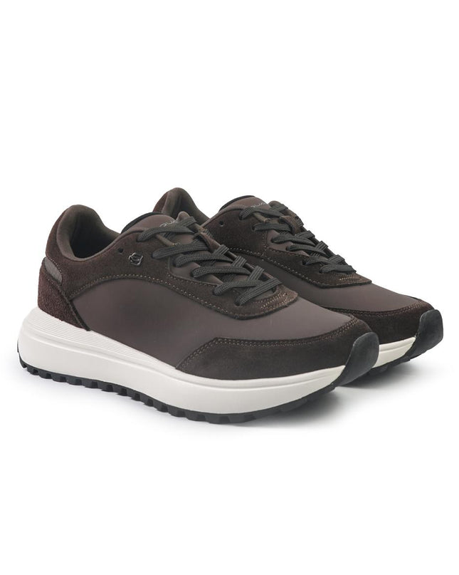 Piquadro Sneakers Uomo in Pelle Marrone 7701 COFFEE Piquadro 