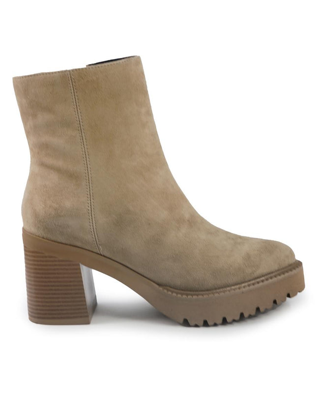 Callaghan Stivaletti Donna con Tacco e Plateau in Camoscio Humus 679963 SING HUMUS Callaghan 