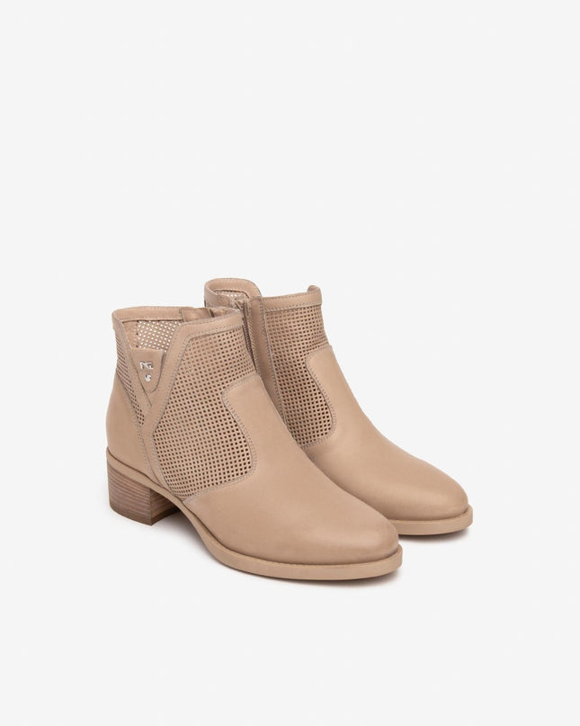 Nero Giardini Stivaletti Donna in Pelle Tacco Basso - MARIO SPATARELLA